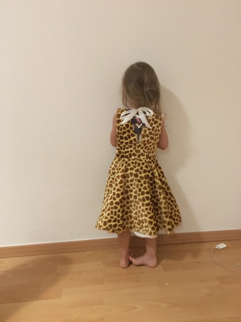 Kinderkostüm Giraffe hinten