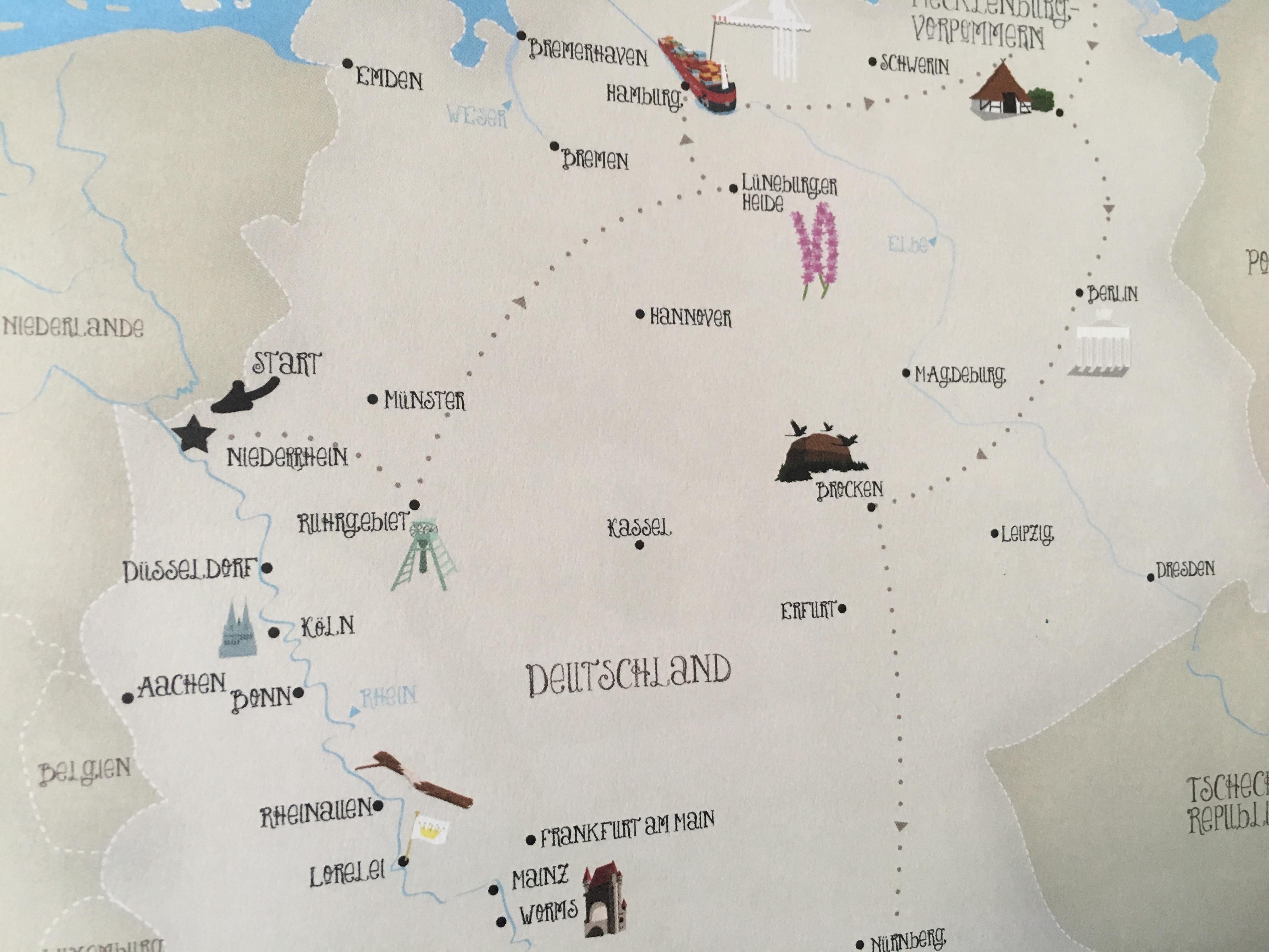 Pinipa Deutschlandkarte