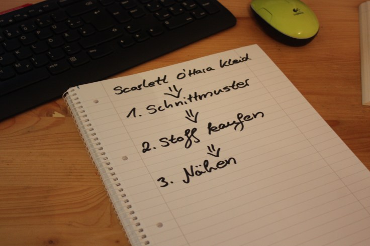 Scarlett Kleid nähen 3 Schritte