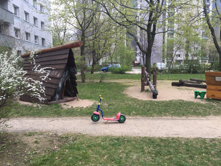 Spielplatz mit Wippe Dresden