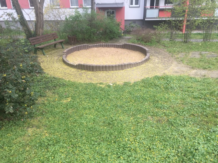 Sandkasten Königsheimplatz Dresden