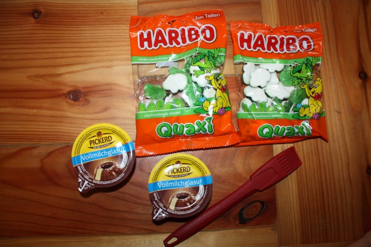 HARIBO Frösche und Schokolade