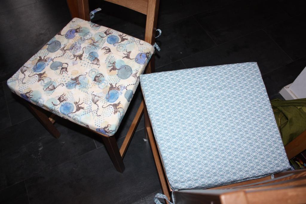 Wie ich unsere Stuhlkissen selbst genäht&nbsp;habe