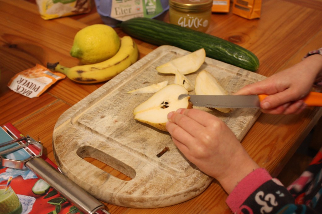 Birnen schneiden