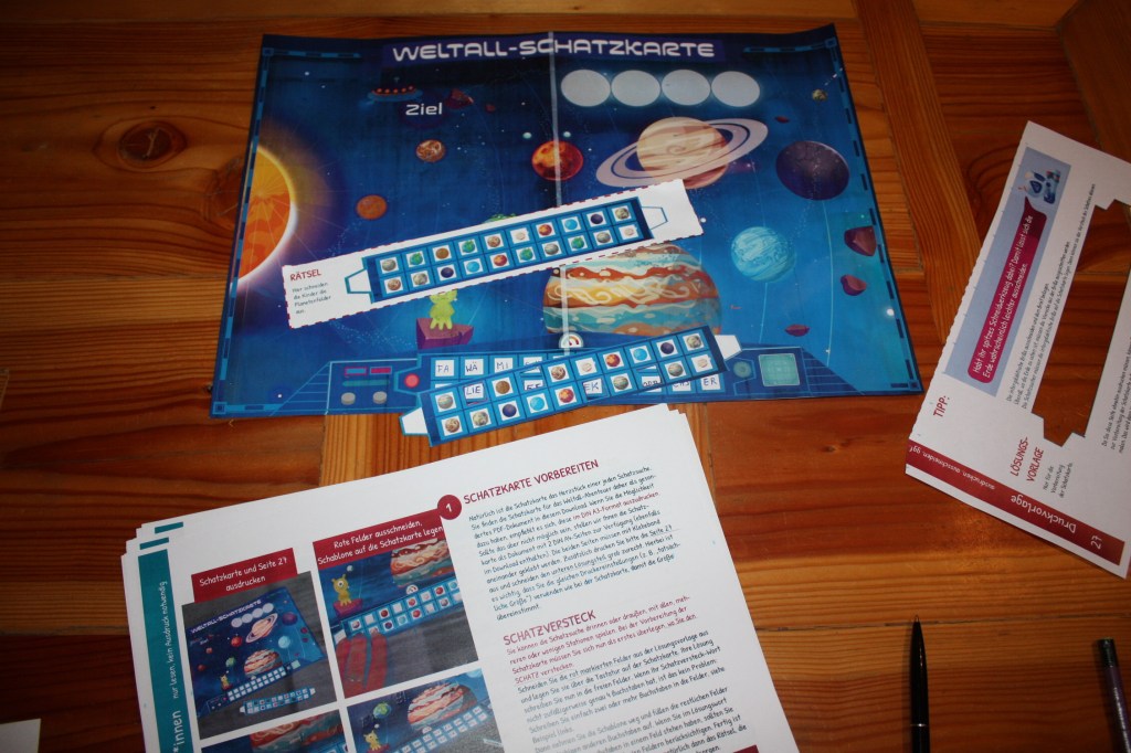 Vorbereitung der Schatzsuche