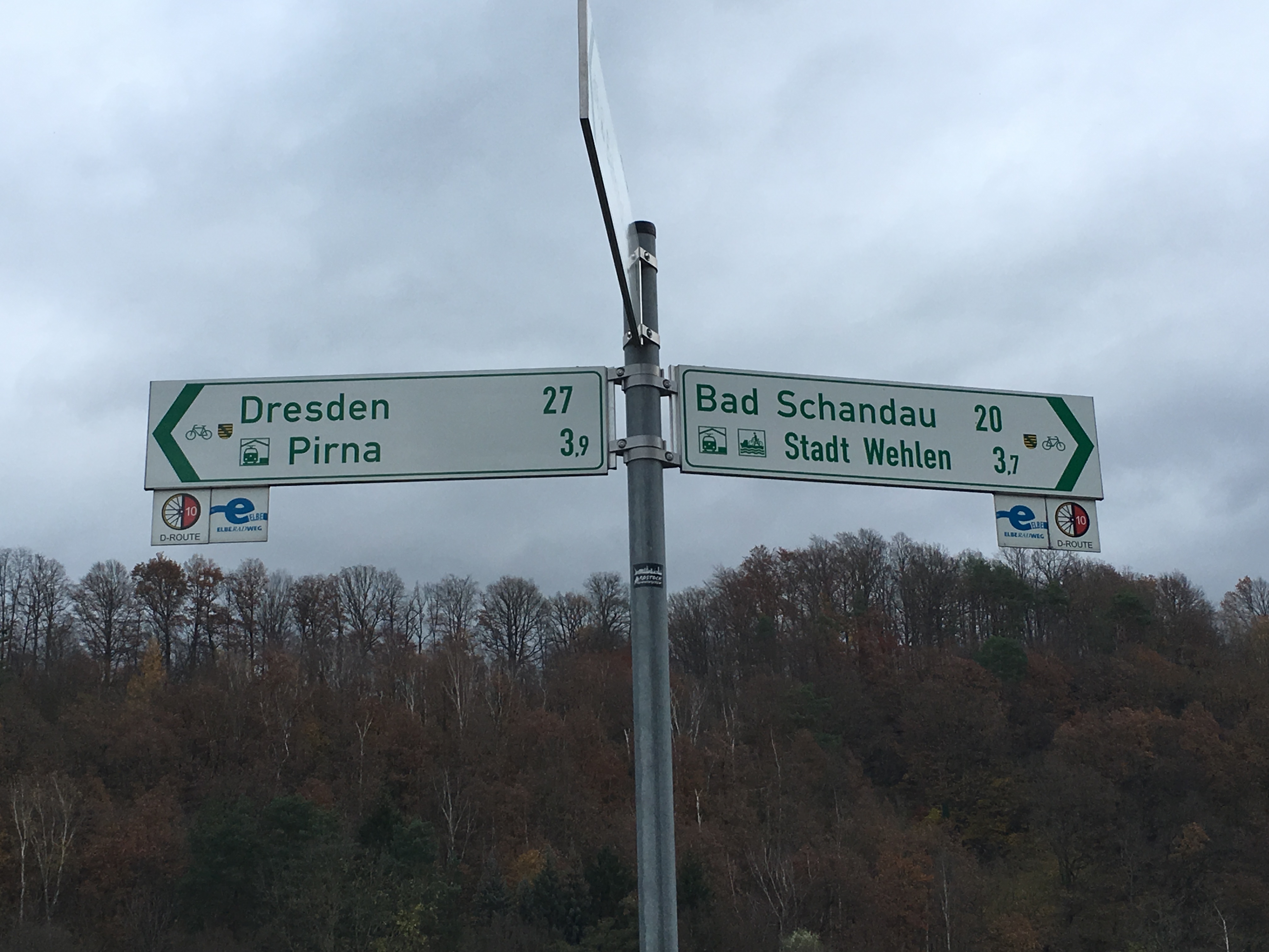 Schild Dresden Pirna Bad Schandau Wehlen