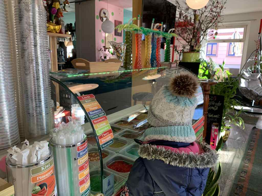 Bubble Tea an der Leipziger Straße