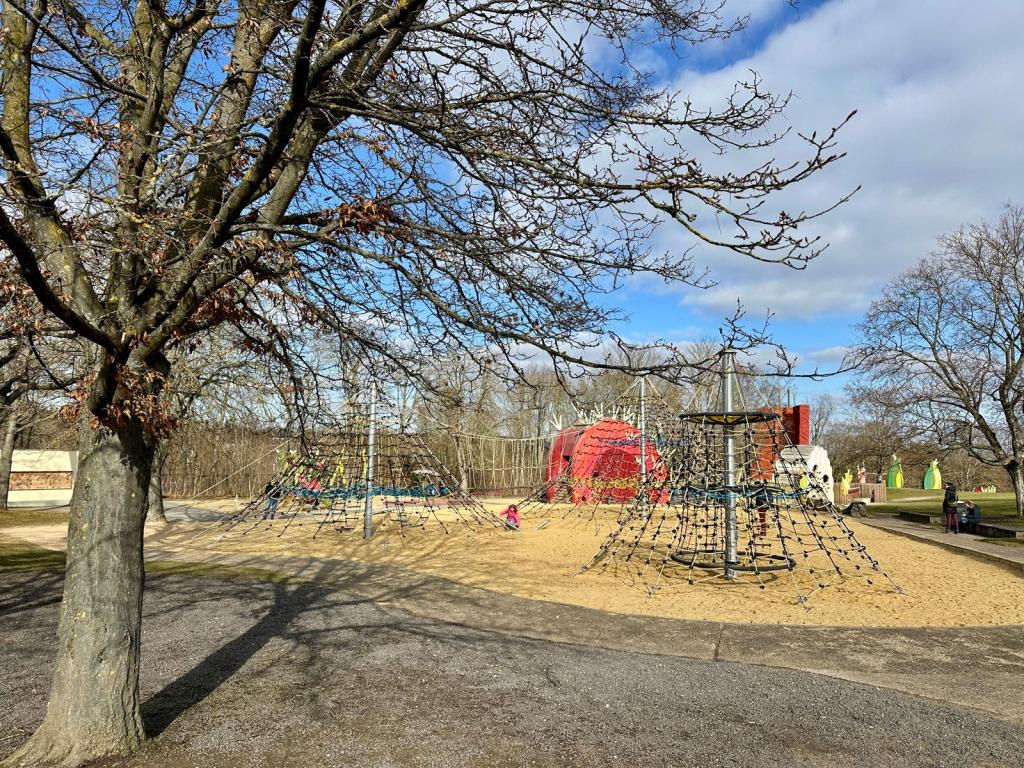 Kletterspinnen im Egapark