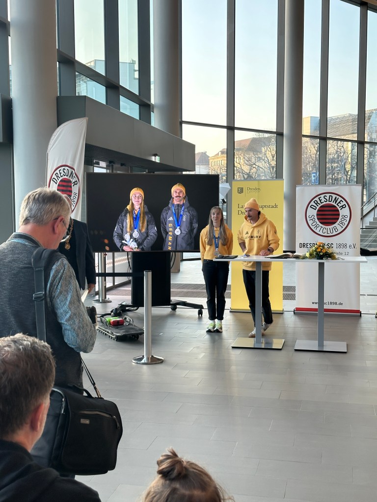 Olympioniken Axel Jungk und Susanne Kreher